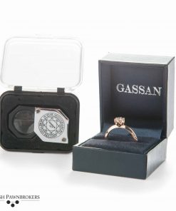 Pre-owned ladies Diamond solitaire set with a 0.30 carat round brilliant cut diamond made of 18-carat rose gold with box