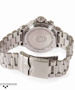 pre-owned tag heuer formula 1 alarm wac111a watch made of stainless steel