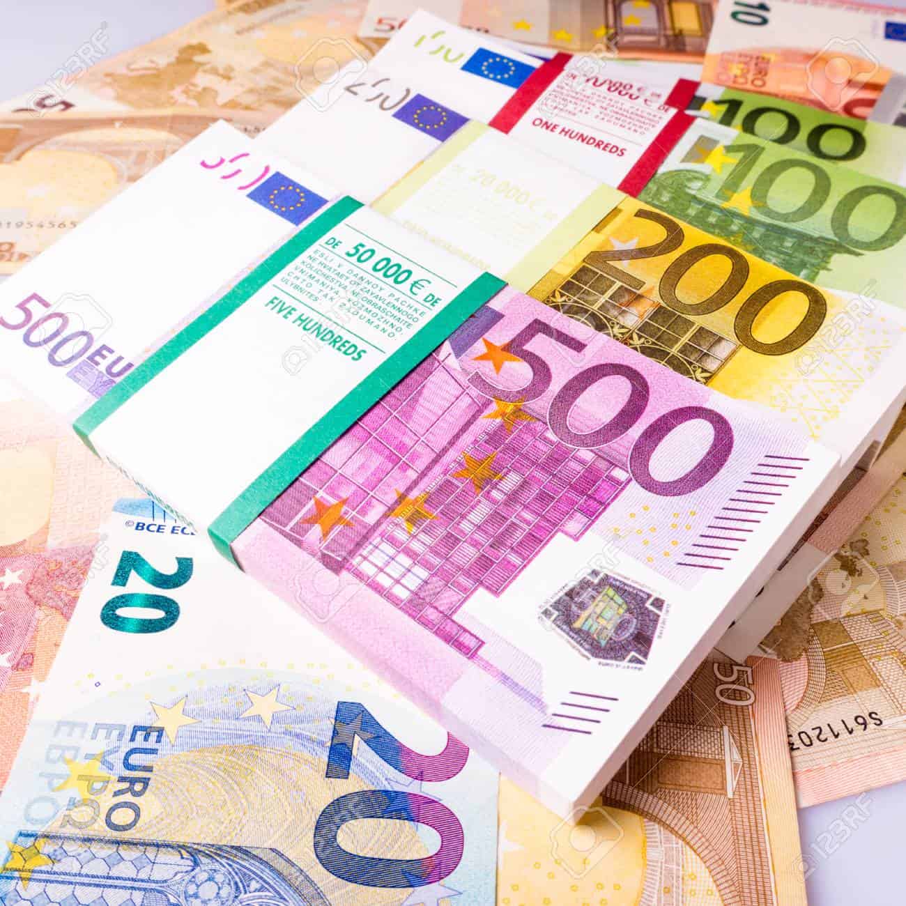 cash in euros