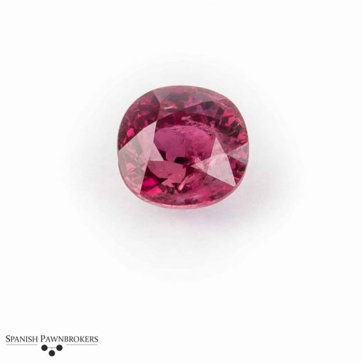 Loose Red Ruby Madagascar Oval faceted certificated GCS heated 5.31 carats