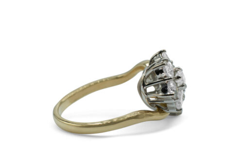 Diamond Cluster Ring - Anillo de flor de Diamante